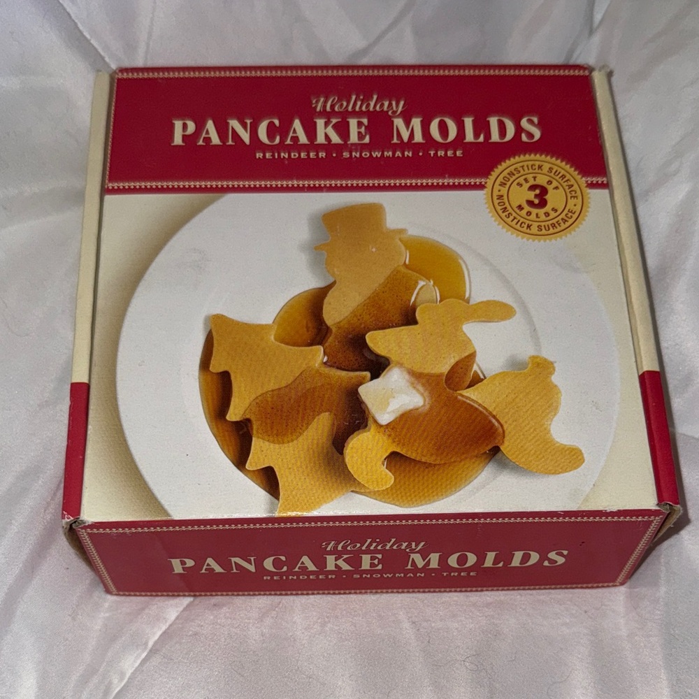 Williams Sonoma Holiday Pancake Molds - Tree - Snowman - Reindeer